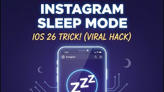 How To Turn On Sleep Mode On Instagram on iOS 26? Mobile Update | @RahishmobileAdda