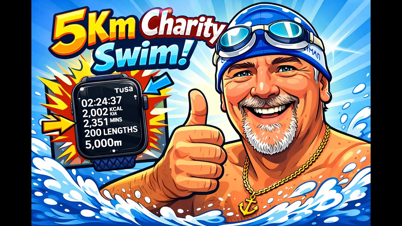 ⁣My 5Km Charity Swim Challenge – 200 Lengths!