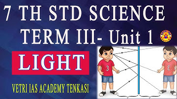 TNPSC|TET|POLICE|7TH STD SCIENCE|TERM III|UNIT 1|LIGHT|VETRI IAS ACADEMY TENKASI