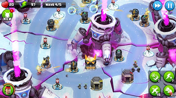 Alien Creeps TD - Level 26-Midnight Ridge - Campaign 3 Stars