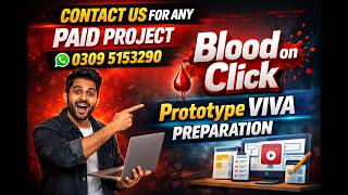 Blood on Click |cs619 prototype phase| cs619 prototype phase viva preparation