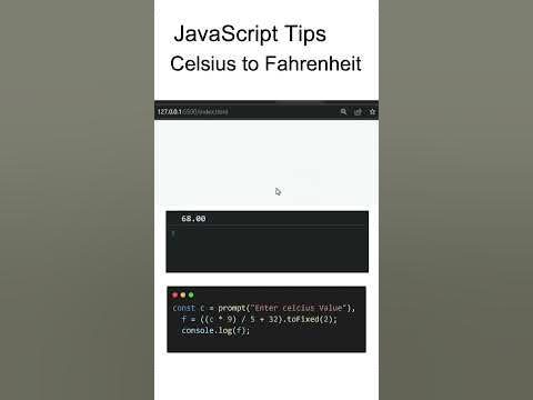 Temperature Converter in JavaScript - YouTube