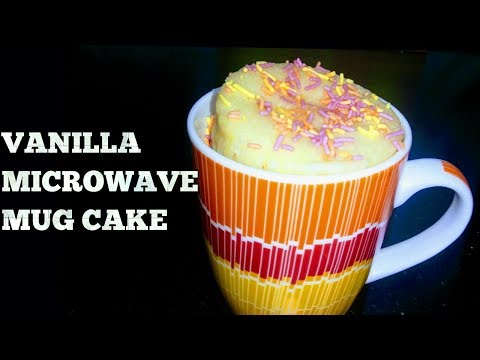 how-to-make-mug-cake-(egg)-in-microwave-in-hindi-2-minute-vanilla-mug-cake-in-microwave