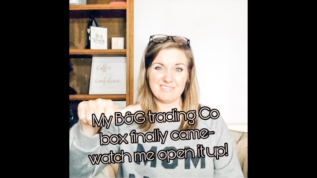 Unbox my B&G TRADING CO box with me!