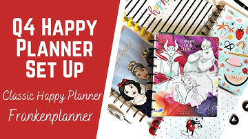 Frankenplanner Setup for Q4 2021 - Classic Happy Planner Setup