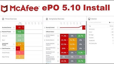 McAfee ePolicy Orchestrator 5 10 Installation Step By Step