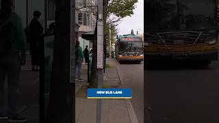 New bus lane opens on Denny Way