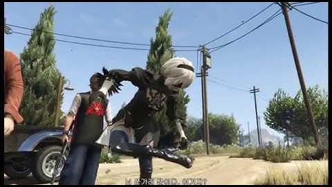GTA5  Story Nier automata 2B Mod Scene
