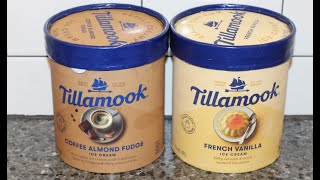 Tillamook Ice Cream: Coffee Almond Fudge & French Vanilla Review