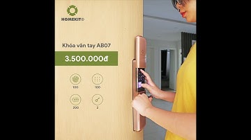 HomeKit - Hướng dẫn cài đặt thẻ từ người dùng khoá AB-07 2019