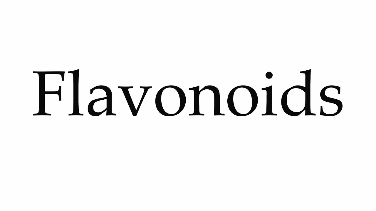 How to Pronounce Flavonoids YouTube