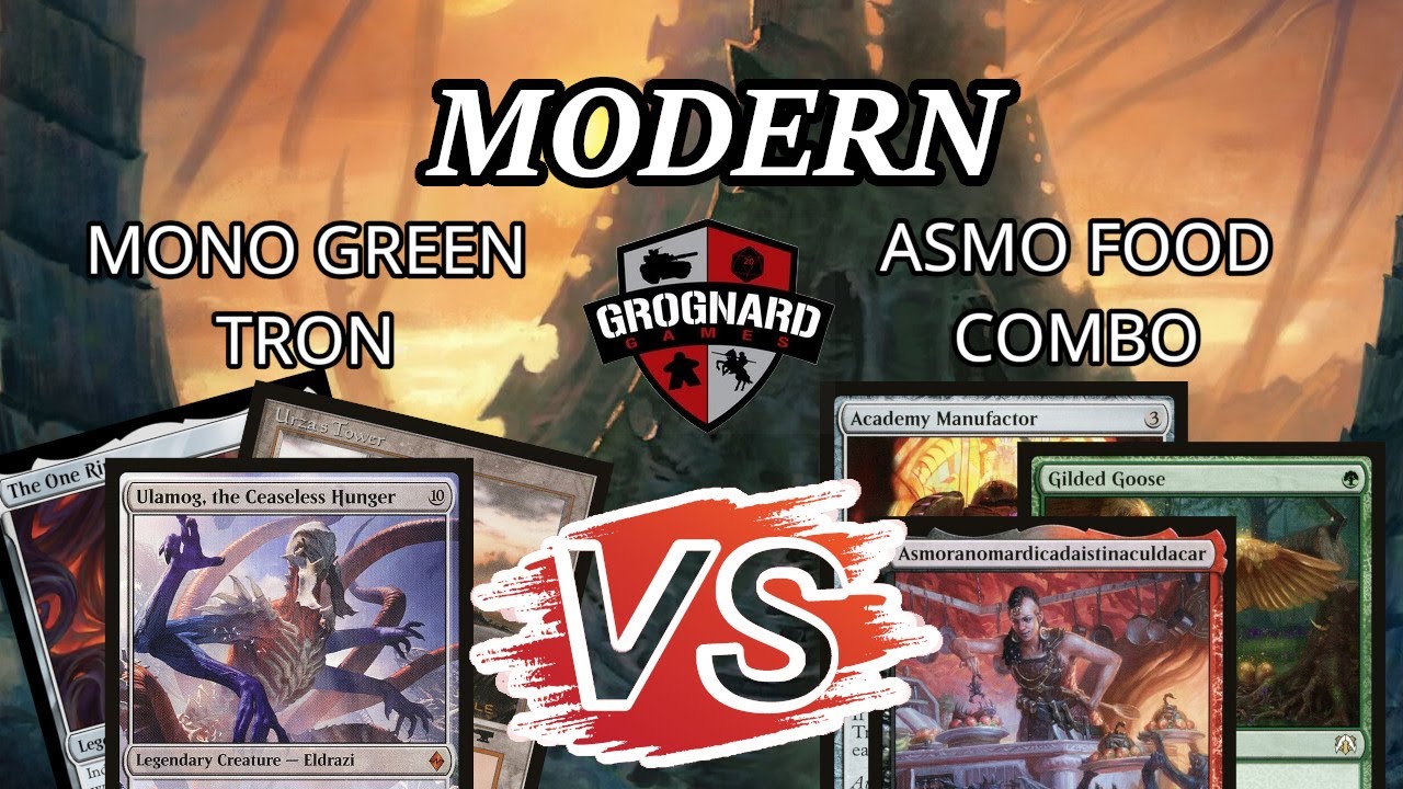 Mono Green Tron VS Asmo Food Combo [MTG Modern] - YouTube