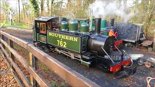 STEAM TRAINS AT WOODY BAY STATION 12 NOVEMBER 2017