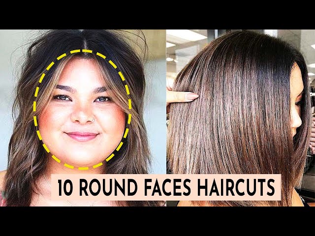 ✂️ Long hairstyle for round face | DIY ✂️ - YouTube