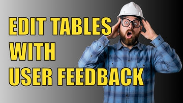 Setup Ignition Perspective Tables With User Feedback