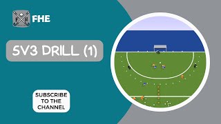 FIELD HOCKEY 5V3 DRILL (1) for all COACHES