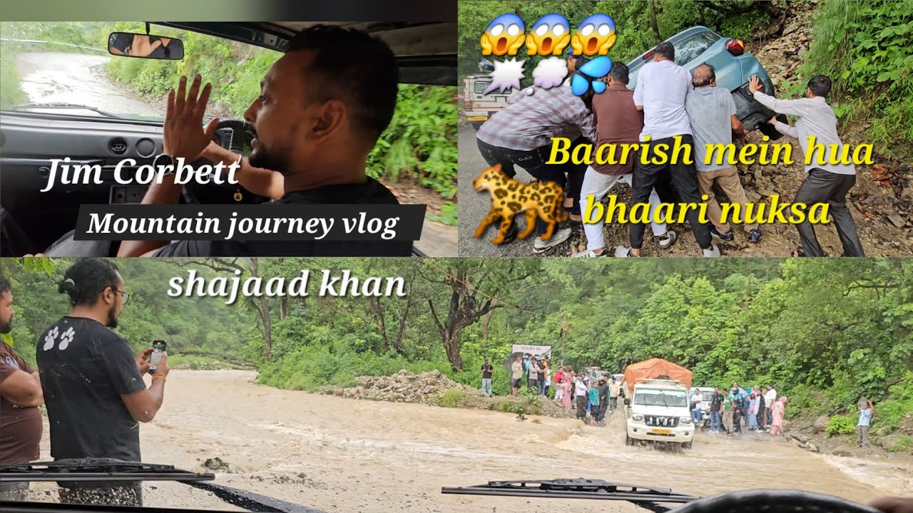 Jim Corbett mountain safari vlog 💭🗯😱