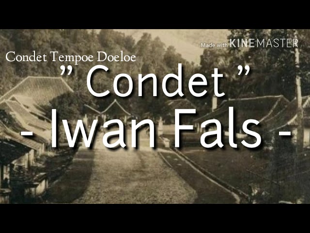 Iwan Fals - Condet (Lirik) class=