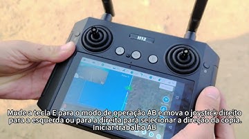 First flight guidance of agriculture drone with VK flight controller in Portuguese #drone flight