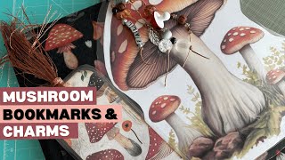 DIY Bookmarks & Tassel Charms Tutorial | Mushroom Notebook Accessories