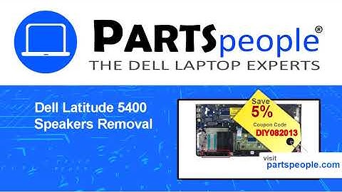 Dell Latitude 5400 (P98G001) Speakers How-To Video Tutorial