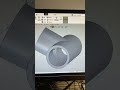 PVC tee in Solidworks 👍😎⚡️