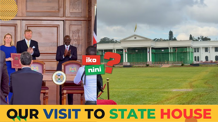 WHAT SHOCKED US WHILE ATTENDING THE RUTO & KING WILLEM JOINT  PRESS BRIEFING AT STATE HOUSE