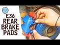 How to change rear brake pads &amp; paint brake calipers | BMW E36 Convertible