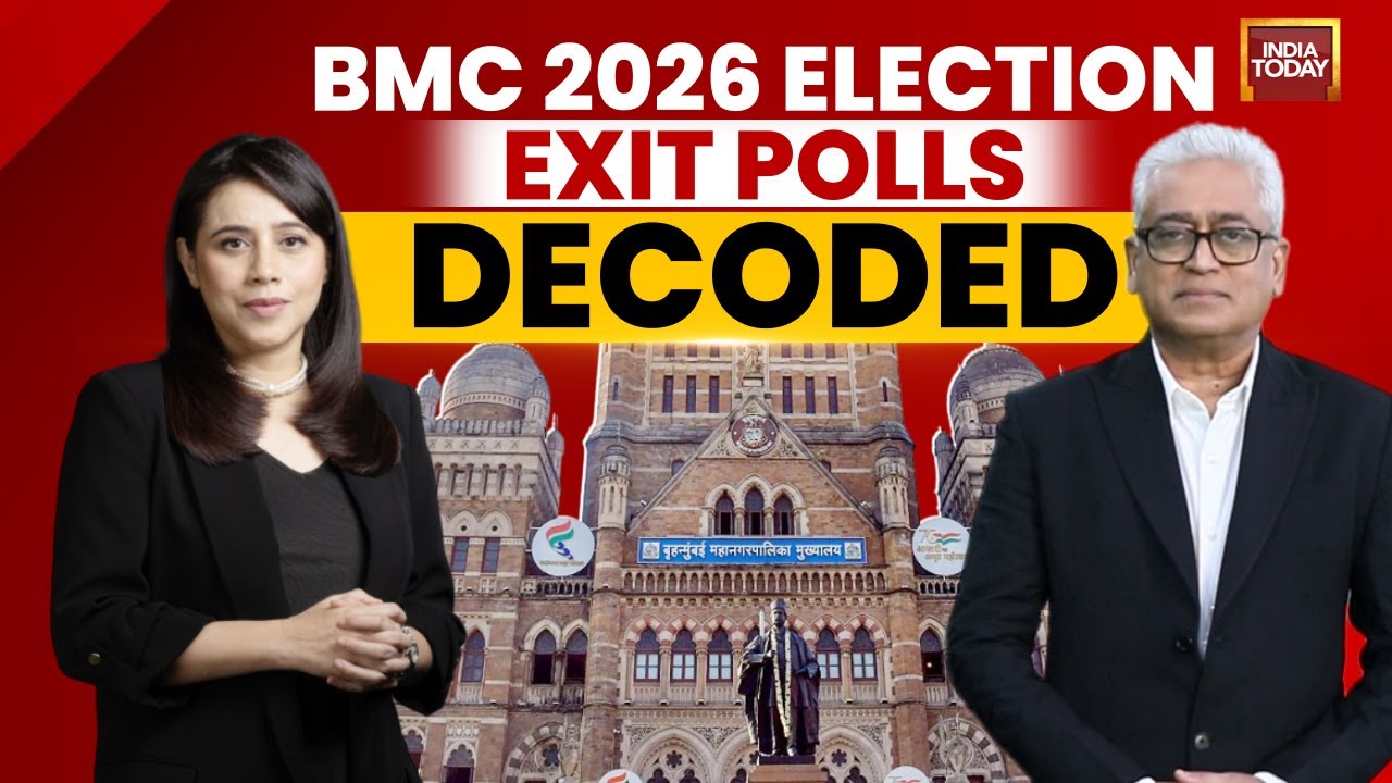 BMC Election 2026 Exit Poll Numbers LIVE |  Mahayuti Vs MVA | Rajdeep Sardesai | Marya Shakil