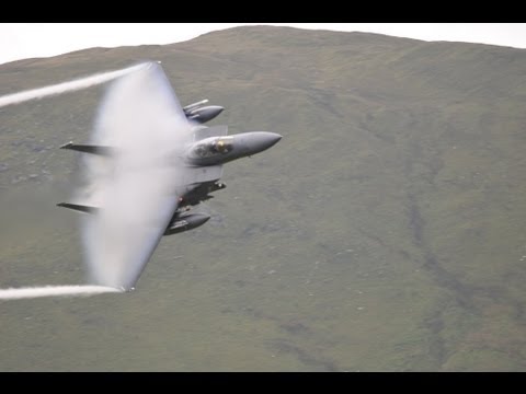 F15e & F15c  Low level flying in the Mach-Loop