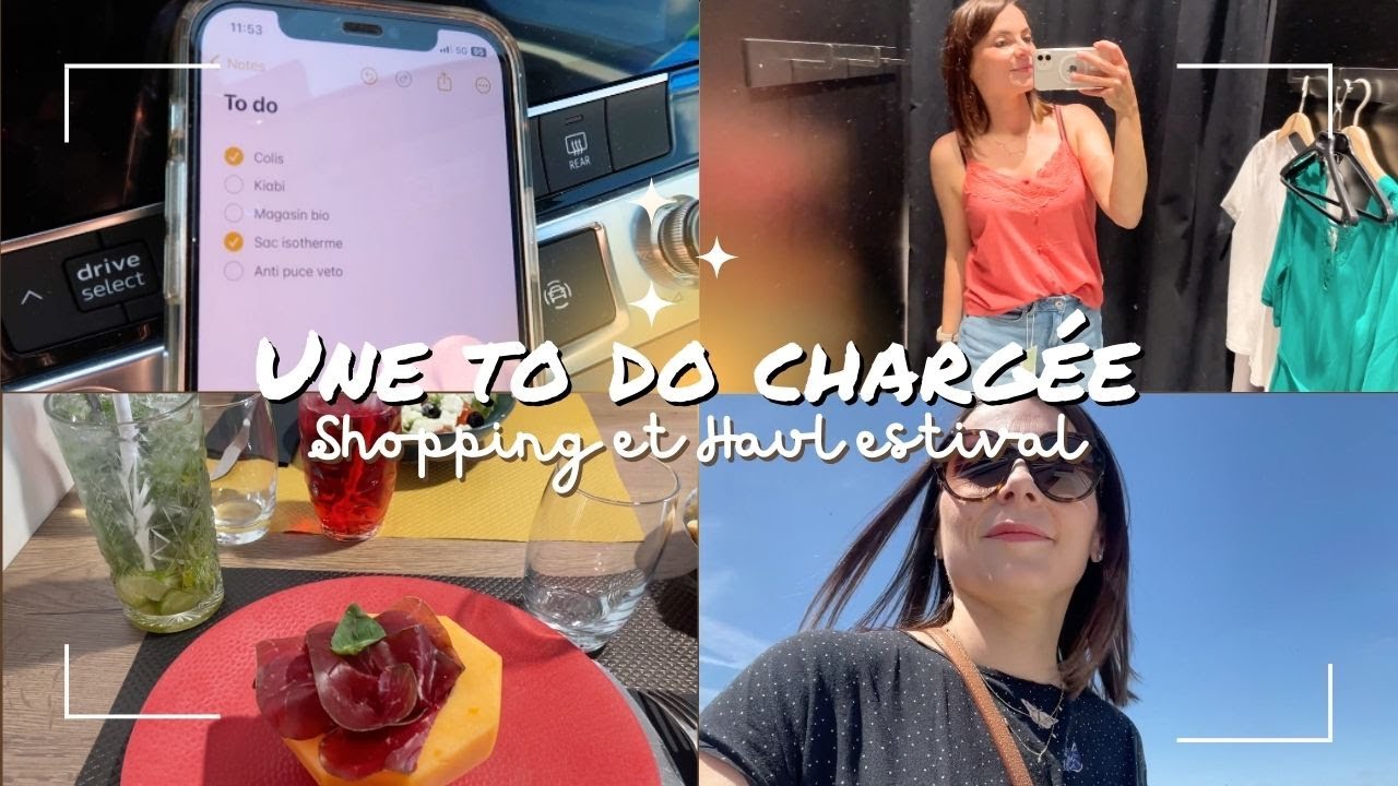 VLOG⎟Une TO DO chargée! et session shopping estival (+HAUL)