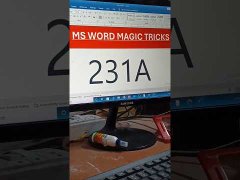 MS word magic tricks ✨#shortsfeed #shorts#mswordshortcuts