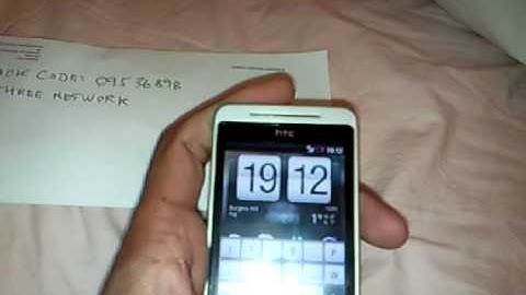 How to unlock your htc hero by unlock code