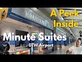 ✈🏩DTW Airport Minute Suites Room Tour / Capsule Hotel / Travelers Retreat ✈