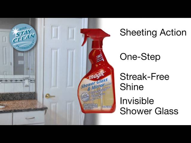 Magic Shower Glass & Mirror Cleaner, 28 Fl Oz each (Lot of 3