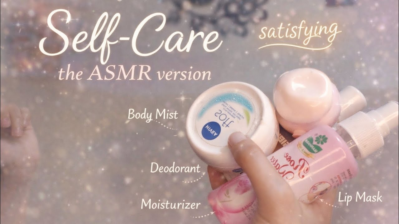 Satisfying Self-Care Routine ASMR ✨ Body Mist, Deodorant & Lip Mask Sounds