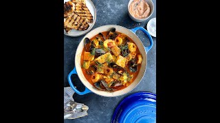 Bouillabaisse with Sundried Tomato Aioli, by Justin Chapple