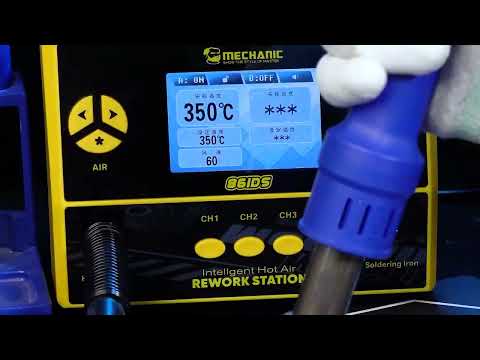 Килимок силіконовий термостійкий MECHANIC Pad-B V78 600х350мм, чорний, видео 1