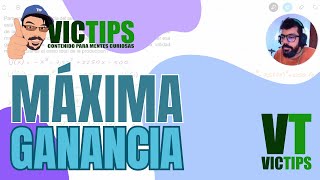 Optimización de Funciones | Máxima Ganancia | Derivadas