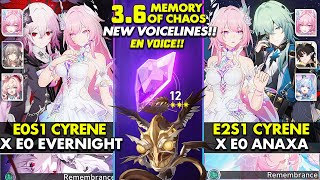 Download lagu CYRENE VOICELINES ARE HERE!! E0S1 Cyrene x Evernight & Anaxa x E2 Cyrene | MOC 12 v3.6 | HSR.