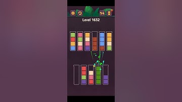 Complete Block King Sort Puzzle Level 1631 to Level 1634