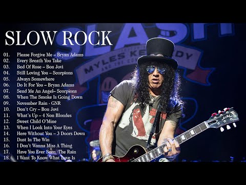 Best Slow Rock 80s, 90s Playlist  - Scorpions, Led Zeppelin, Bon Jovi, U2, Aerosmith , Stellheart