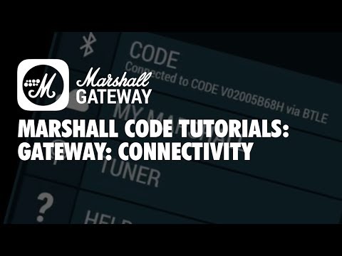 CODE Tutorials | Gateway | Connectivity | Marshall