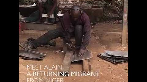 Meet Alain, a returning migrant from Niger