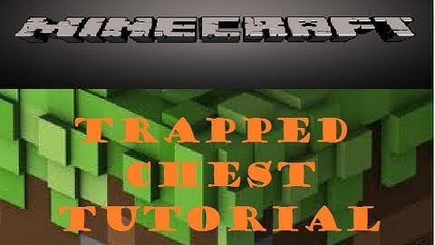 Minecraft: Trapped Chest Tutorial - Death Chest. w/ PeterAris123!