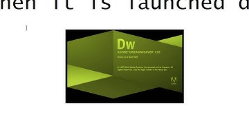 Dreamweaver- Creating A Table