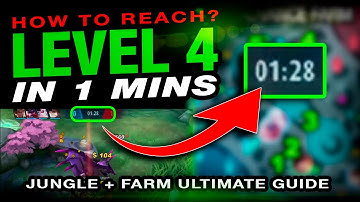 HOW TO SOLO FARM  | REACH LEVEL 4 IN 1 MINUTE! JUNGLE + ROTATION GUIDE | MLBB | CRIS DIGI 2021