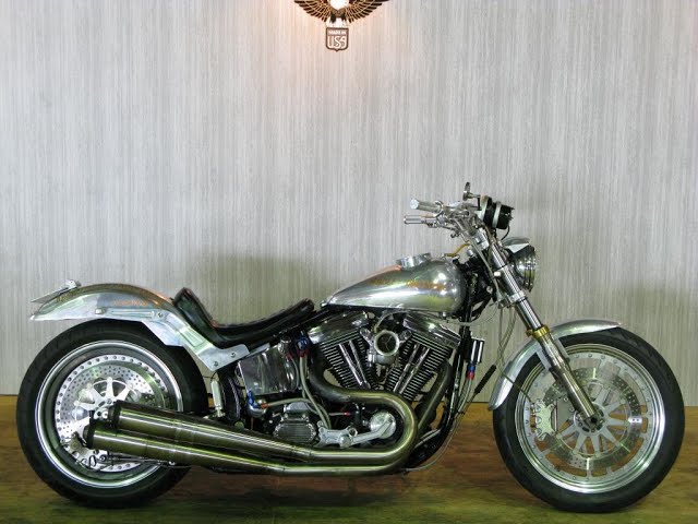 ID1390 Harley Davidson 1999y FXSTC Hot Dog Full Custom - YouTube