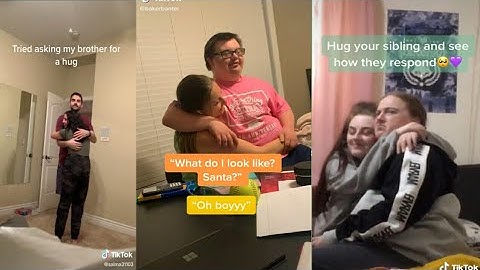 Hug your Siblings see their reaction