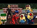 LADYBUG E CAT NOIR PROTEGEM BEBÊ DOS MINIONS POSSUÍDOS ASSUSTADORES (Miraculous)